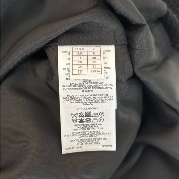 NWT- Brooks Brothers Black Textured Midi Dress - Picture 10 of 11